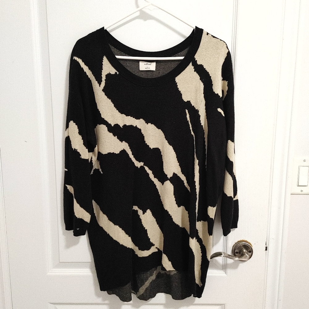 Wilfred silk-cotton-cashmere blend Sweater. Large